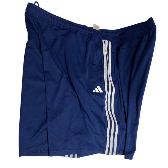 Adidas Athletic Shorts – Navy/White – Size 4XL – Classic 3-Stripes Design - Picture 1 of 10